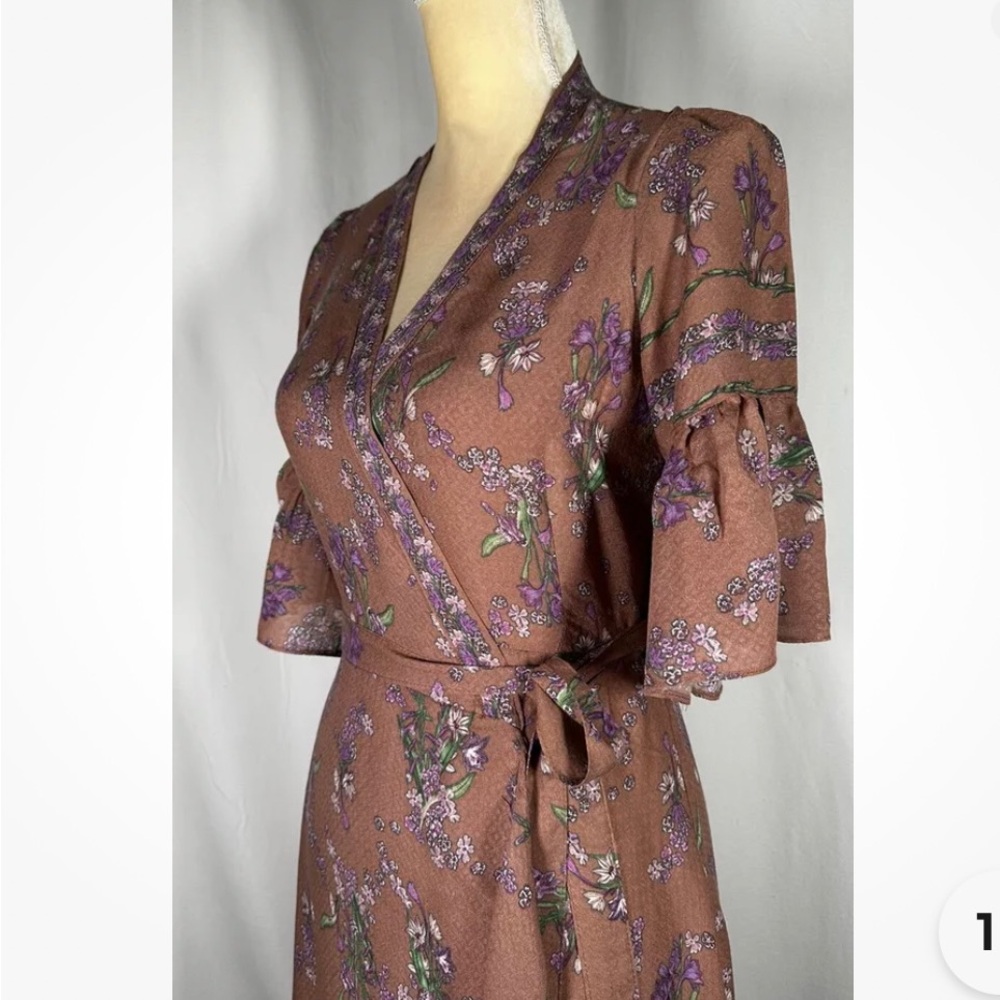 Chelsea & Violet Boho Wrap Maxi Dress/ Kimino  XS